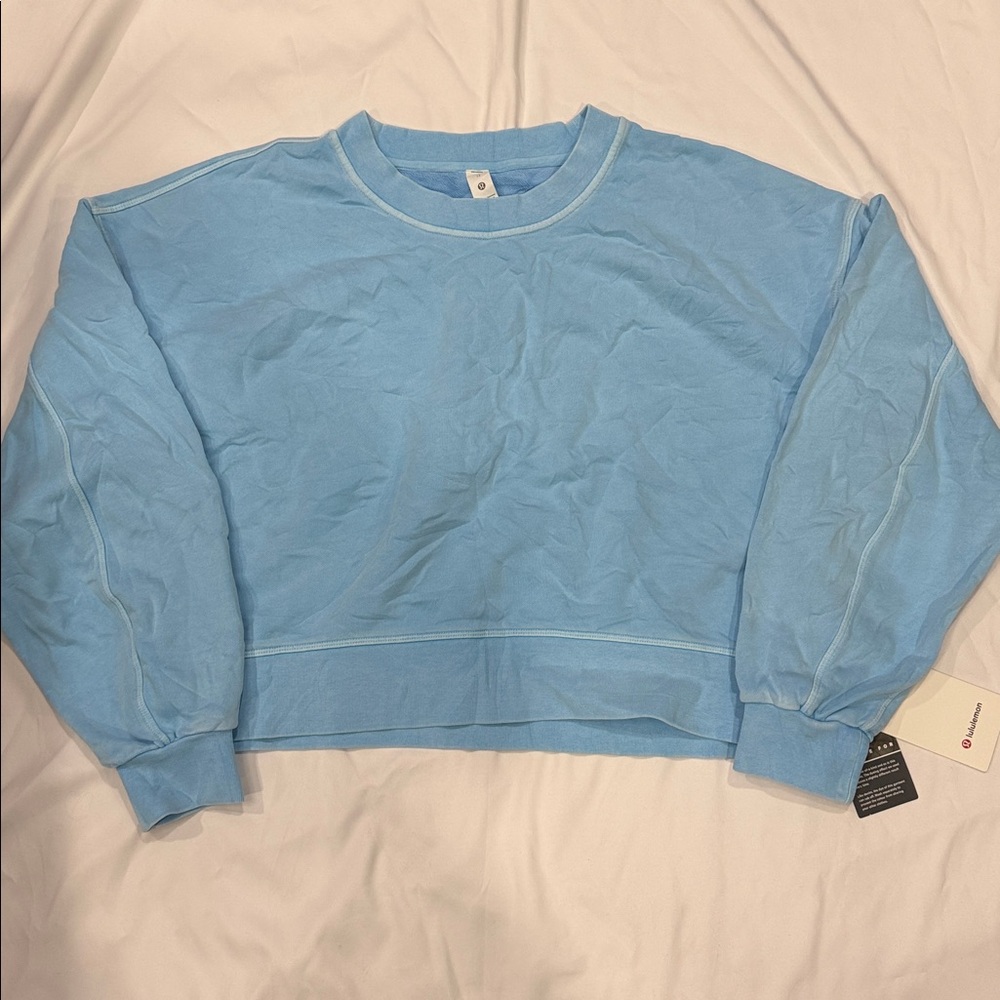 Lululemon Perfectly Oversized Cropped Crew *Dye Size 12